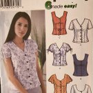 Simplicity 7167 Misses' Summer Tops sewing pattern size 4 - 10