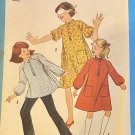 Simplicity 8668 Girl's Dress or Top Sewing Pattern Size 7, 8
