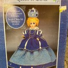 Queen of Silver Doll Gown for 15¨ doll Crochet Pattern Fibre Craft FCM247