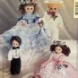 American School of Needlework Crocheted Wedding Party Crochet Booklet 1065 for 13" doll