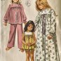 Simplicity 9095 Girls Pajama, Nightgown, Babydolls Sewing Pattern Size 6