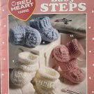 Baby Steps Baby Booties Crochet Pattern Leisure Arts 2865