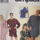 Simplicity 9291  Adults Nightshirt or Pajamas Sewing pattern size Large - Extra Large