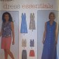 McCall's 8205 Misses' Dress, top shorts slacks Sewing Pattern Size 14, 16, 18