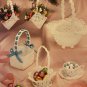 Crocheted Lace Baskets School of Needlework 7 Designs