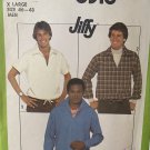 Simplicity 8318 Men's Jiffy Pullover Top Size X-Large 46 - 48 from the 70's