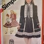 Simplicity 5625 Gunne Sax - Girls' Skirt, Blouse and Self or Pre-Quilted Jacket Size 10