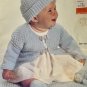 Baby Layette & Booties Knit & Crochet Pattern Book Bernat Cherubs 522