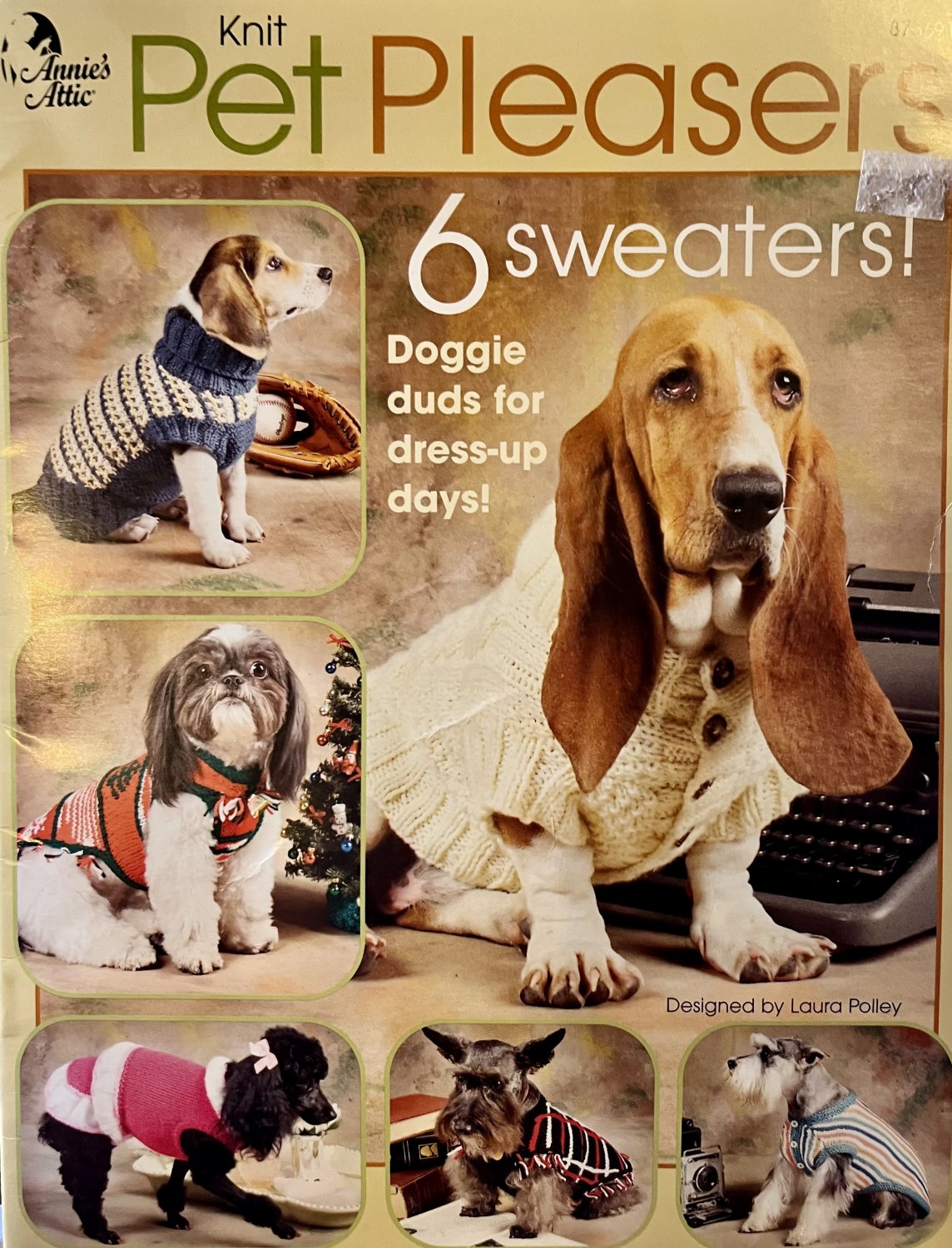 Dog Sweaters to Knit Pet Pleasers Annie's Attic 873691 6 designs