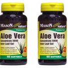 Aloe Vera 5000 mg Concentrate Inner Leaf Gel ,60 softgel (2 packs)
