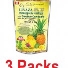 Linaza Plus with Pineapple, Moringa and Garcinia Cambogia 16oz ( 3 Packs )