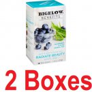 Bigelow Benefits Radiate Beauty Blueberry Aloe Herbal Tea 18 Tea Bags(2 Boxes,36ct)