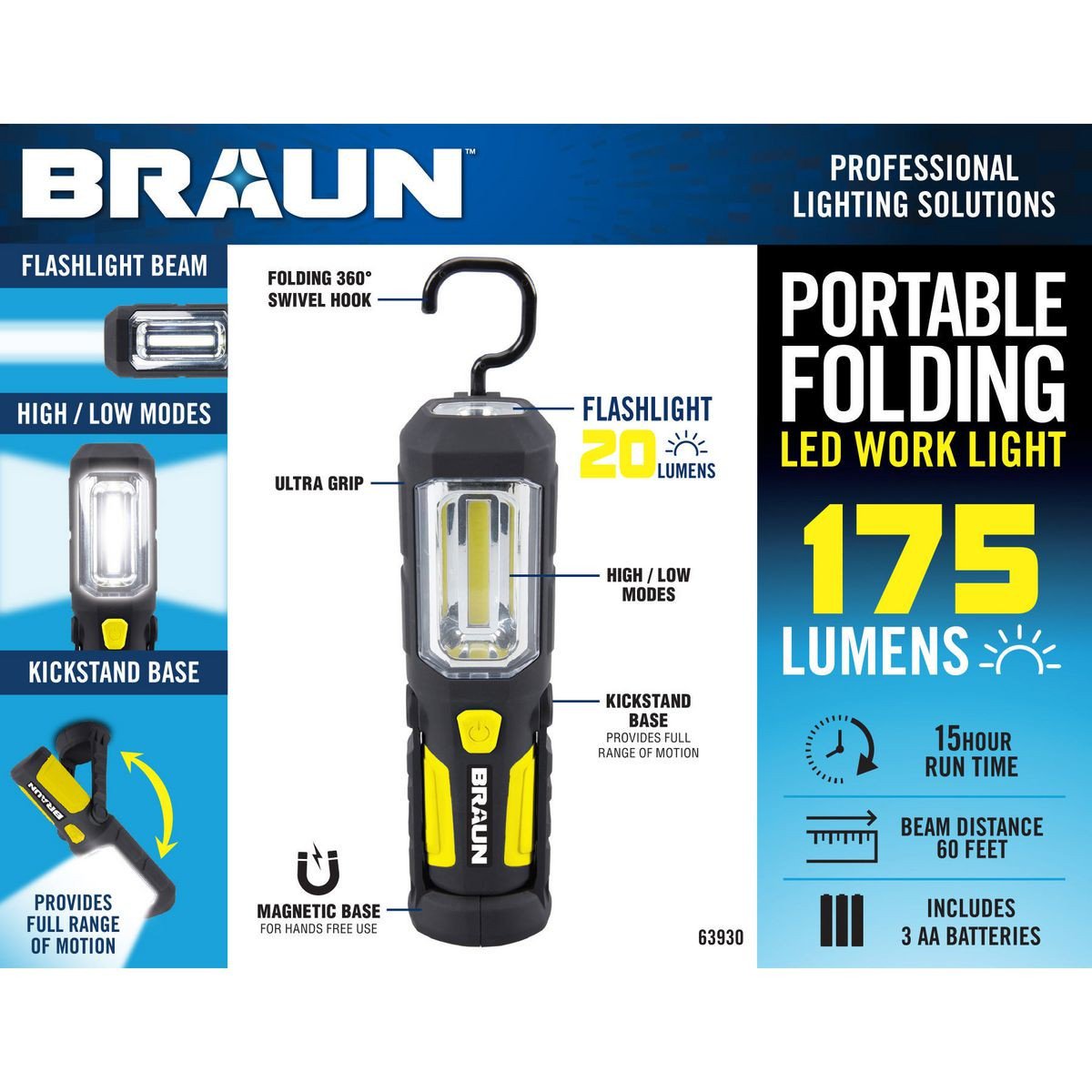 Portable Folding LED Work Light