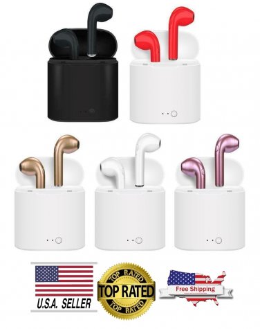 Mini i7 Twins Bluetooth Earbuds I7 Wireless For iphone,Android Plus Charger Dock