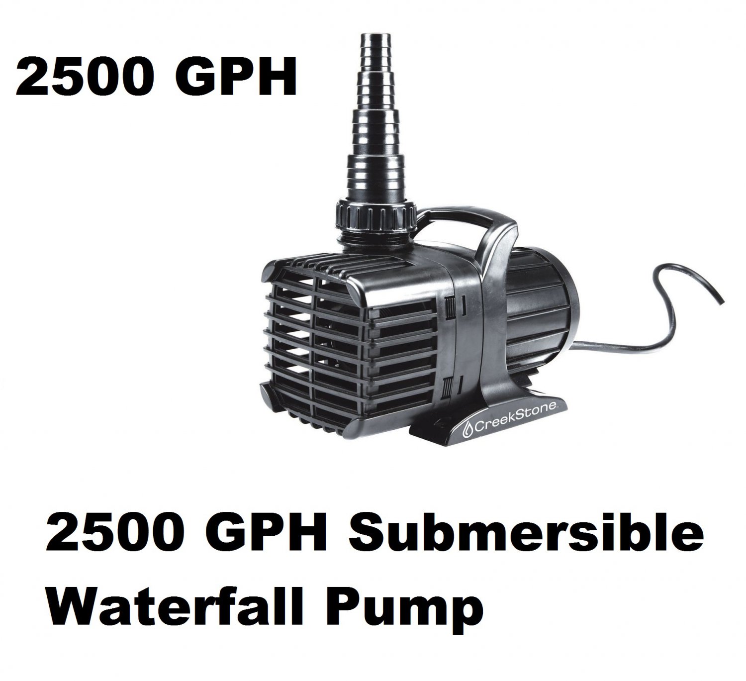 Submersible Waterfall Pump 2500 GPH