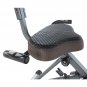 Large Sliding Desktop Station Folding Semi-Recumbent Exercise Bike Gray