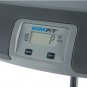 Large Sliding Desktop Station Folding Semi-Recumbent Exercise Bike Gray