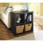 Easy-To-Assemble  Square 4-Cube Storage Organizer, Multiple Colors