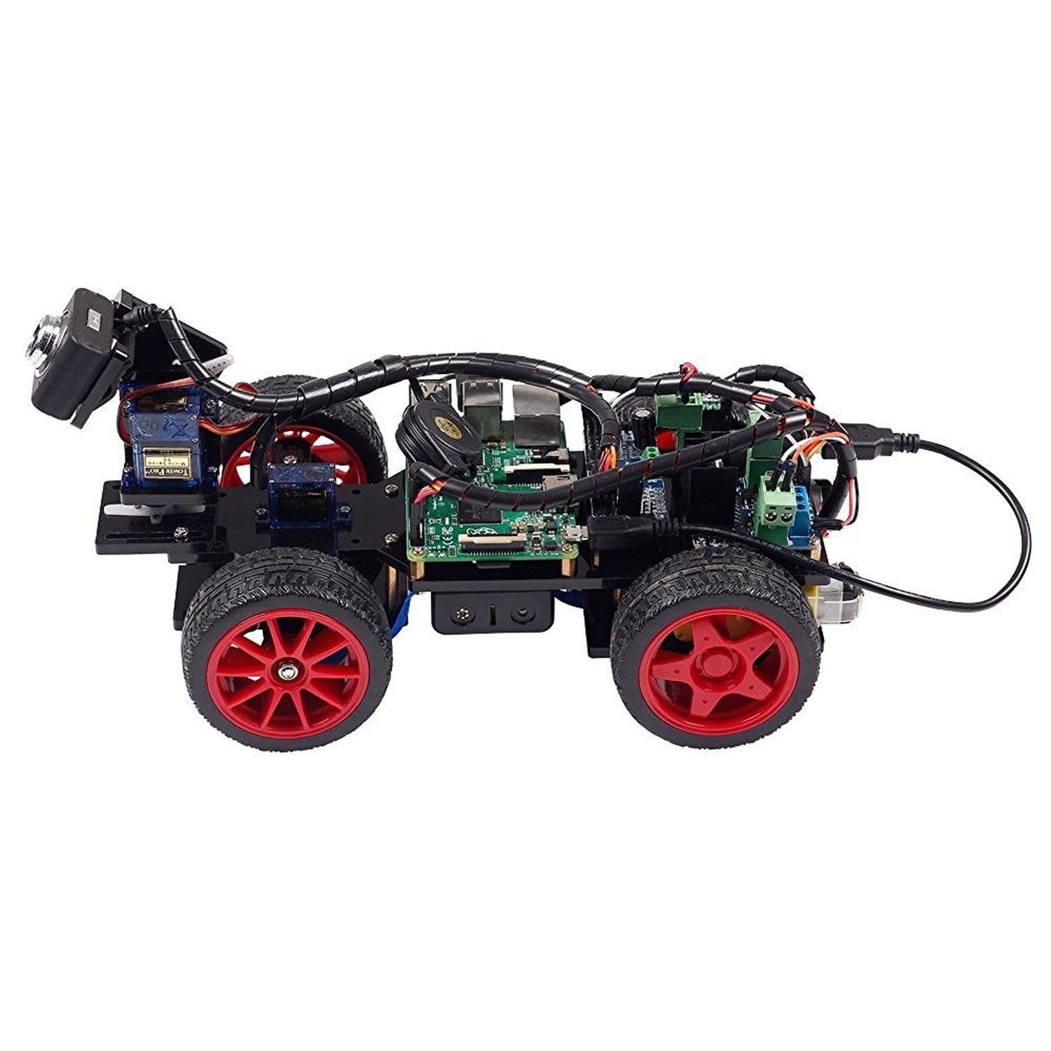 Smart Video Car Kit For Raspberry Pi With Android App Compatible Rpi 3 