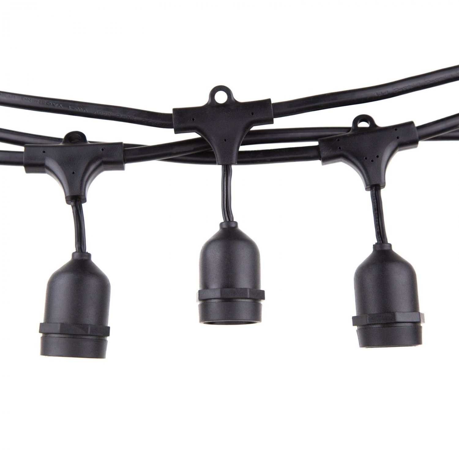 48 Foot Weatherproof Outdoor String Lights Perfect Cafe/Bistro Effect