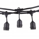 48 Foot Weatherproof Outdoor String Lights Perfect Cafe/Bistro Effect