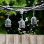 48 Foot Weatherproof Outdoor String Lights Perfect Cafe/Bistro Effect