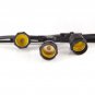 48 Foot Weatherproof Outdoor String Lights Perfect Cafe/Bistro Effect