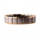 1pcs Radiation-proof fine stainless steel bracelet titanium steel health germ...