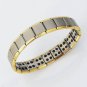 1pcs Radiation-proof fine stainless steel bracelet titanium steel health germ...