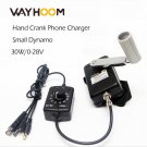 Portable Hand Crank Generator 30W Small Dynamo Outdoor Emergency Phone Charge...