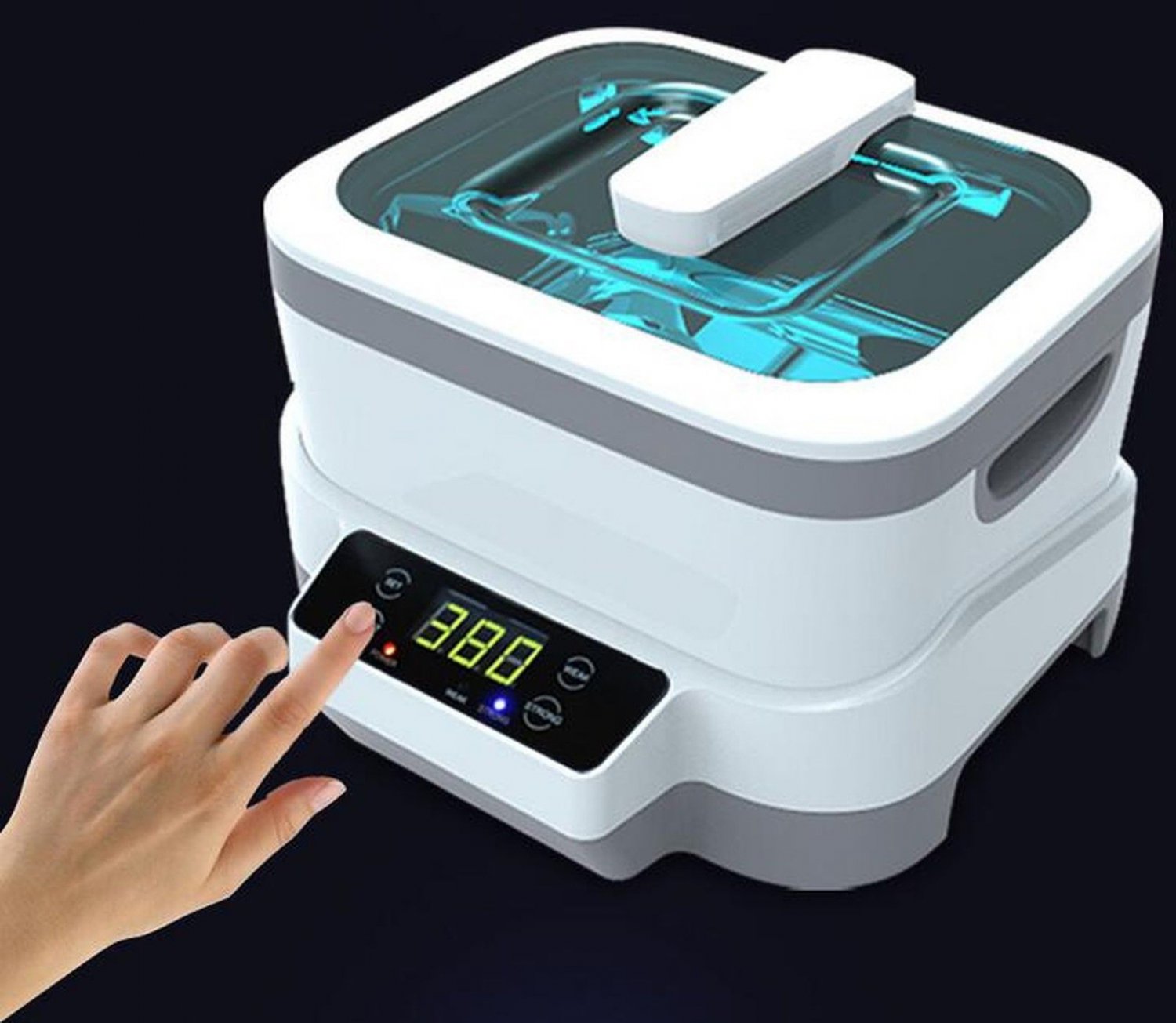 Fission Machine Dual Touch Screen Sterilizer Pot Salon Nail Tattoo Clean Watc...