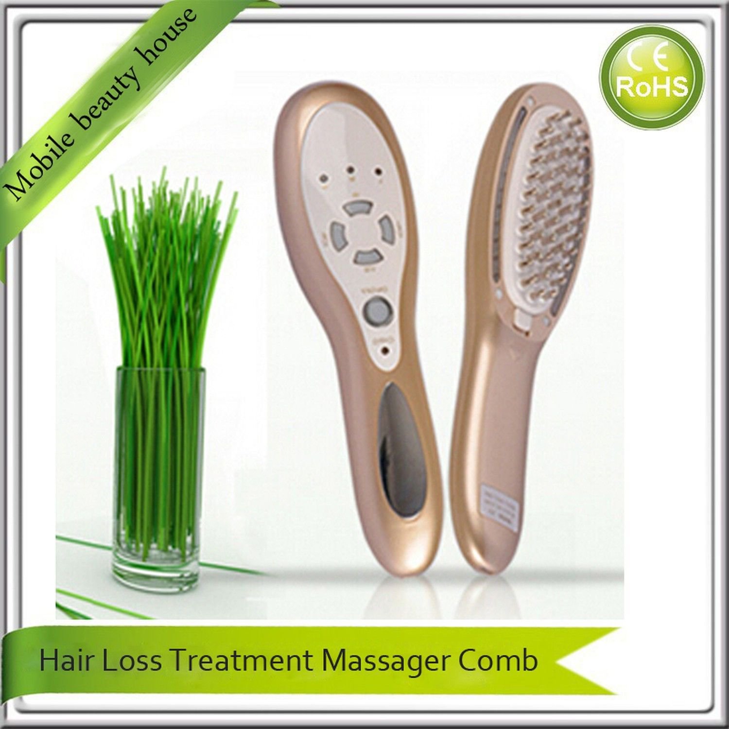 New 2017 Laser Hair Regrowth Massager Vibrator Comb Electric Scalp