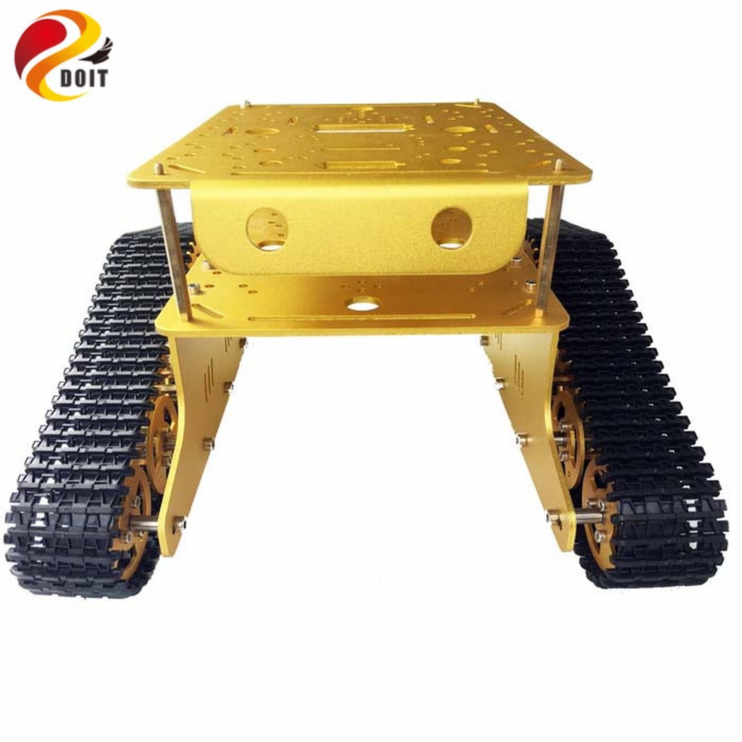 Metal Double Crawler Tank Chassis Car Model Arduino Wall-e Robot