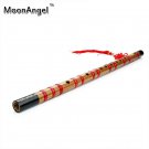 Pure Sound Traditional Chinese Bamboo Flute Section With Copper Joint