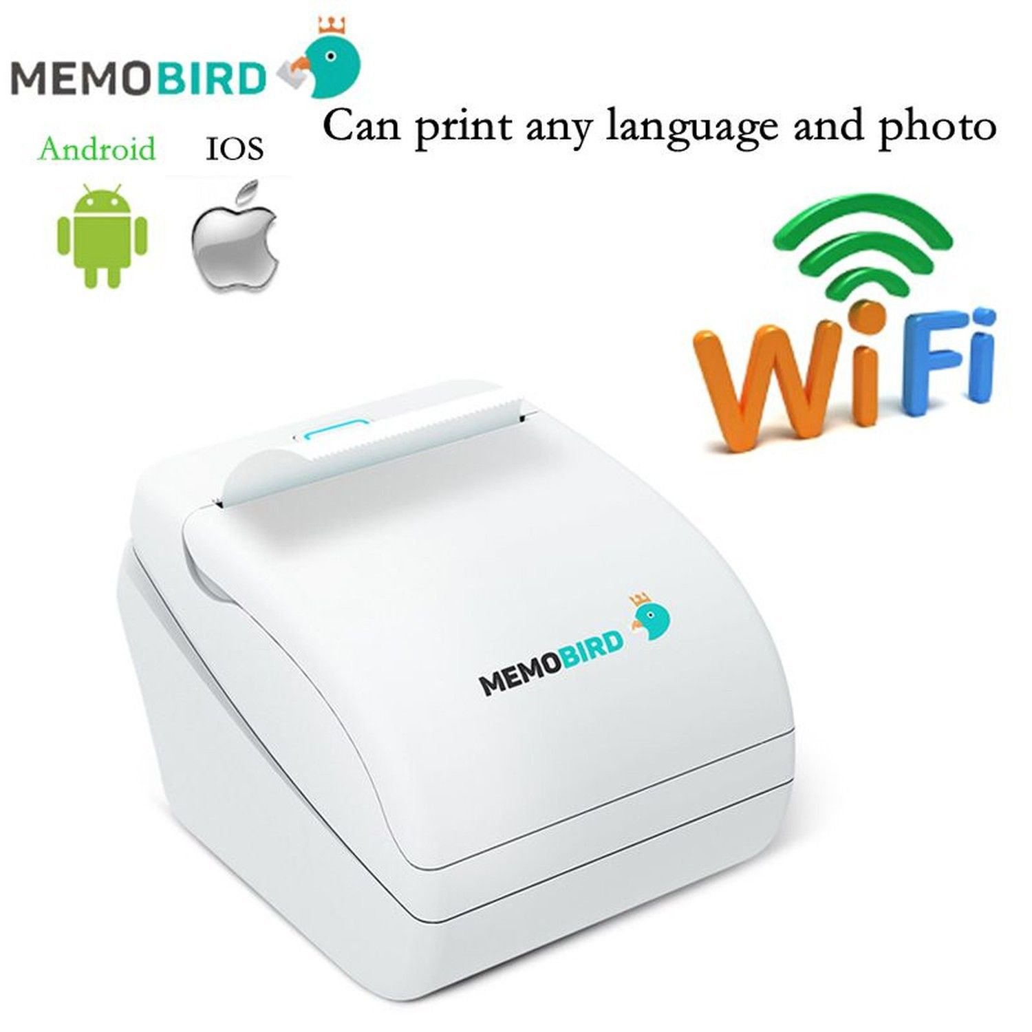 New Memobird Printer WiFi Thermal Printer barcode Printer Wireless Remote Pho...