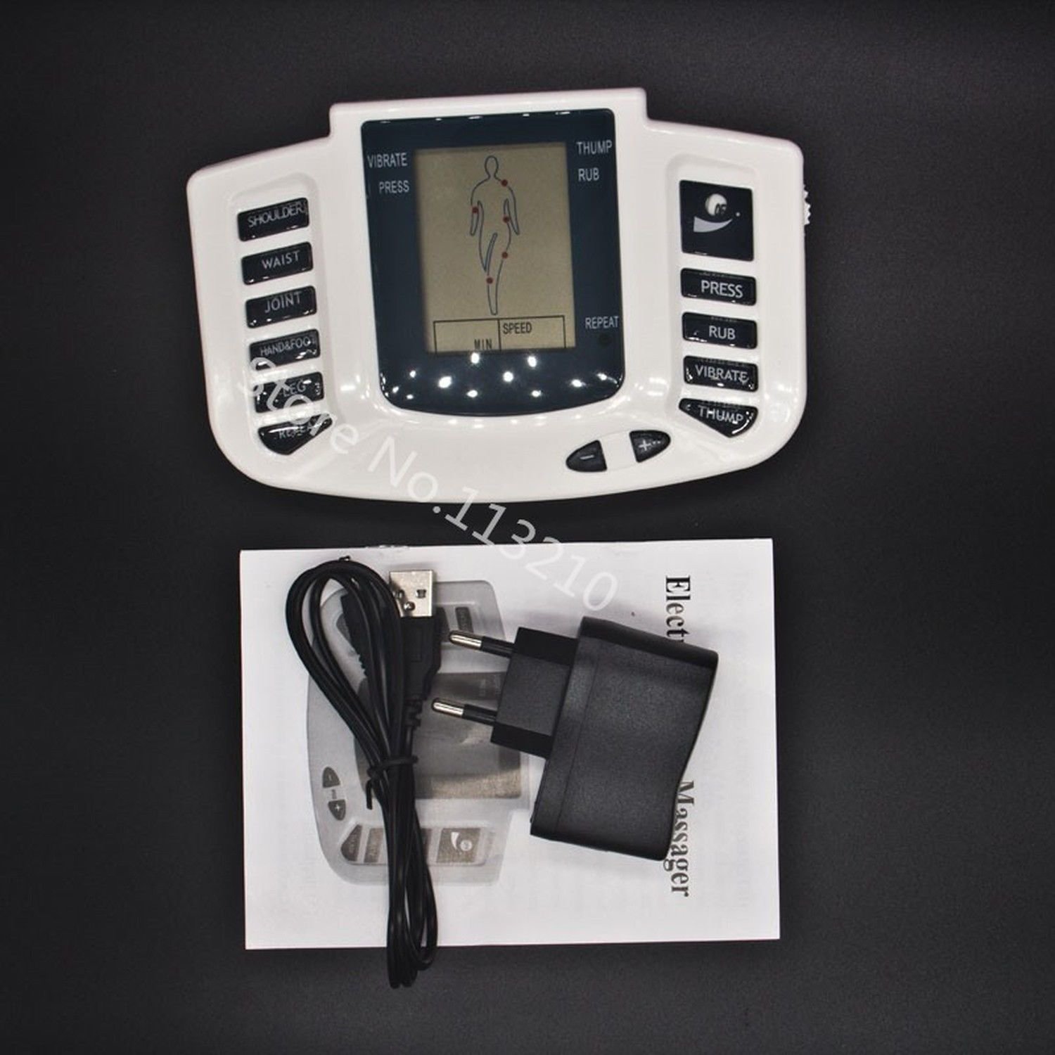 Health Care Electrical Muscle Stimulator Slimming Body Massager 16 pads