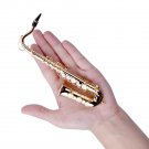 New 1/6 Mini Copper Saxophone With Metal Stand