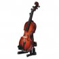 Mini Violin Upgraded Version With Support Miniature Wooden Musical