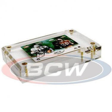 1 Case 50x BCW 1" 4-Screw ACRYLIC CARD HOLDER Sport card Protector - Bevel