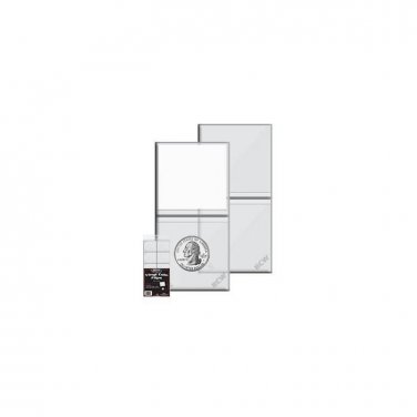 CASE (3,000) BCW 2 x 2 DOUBLE POCKET VINYL FLIPS - INSERT