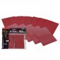 1 CASE 60 packs (4,800) BCW DECK GUARD - ELITE - GLOSSY - RED