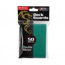 1 Case (6,000) BCW GAMING DECK GUARD (SLEEVES) - MATTE - TEAL