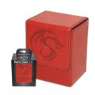 24x BCW GAMING DECK CASE BOX - LX - RED - Leatherette with Magnetic Closure 24x BCW GAMING DECK CASE BOX - LX - RED - Leatherette with Magnetic Closure