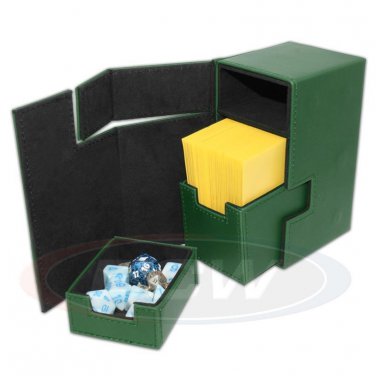 12x BCW GAMING DECK LOCKER - LX - GREEN