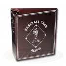 CASE(12) BCW 3" ALBUM - BASEBALL - BURGUNDY - Heavy Duty D-ring Binder CASE(12) BCW 3" ALBUM - BASEBALL - BURGUNDY - Heavy Duty D-ring Binder