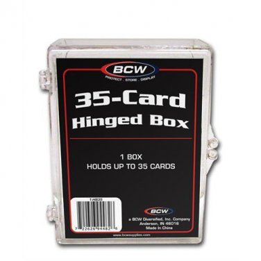 (50) BCW HINGED BOXES - 55 CT