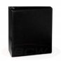 CASE(12) BCW 2" ALBUM - PLAIN - BLACK - Heavy D-ring Binder