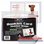 1 Case 5000 BCW Horizontal RESEALABLE BAG FOR BOOKLET CARD IN HOLDER Poly Bags