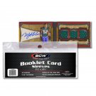 1 Case 5000 BCW BOOKLET CARD SLEEVES Soft 2-Mil Acid Free Poly- 7 5/8 x 2 11/16 1 Case 5000 BCW BOOKLET CARD SLEEVES Soft 2-Mil Acid Free Poly- 7 5/8 x 2 11/16