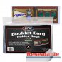 1 Case 500 BCW RESEALABLE BAG FOR BOOKLET CARD IN HOLDER